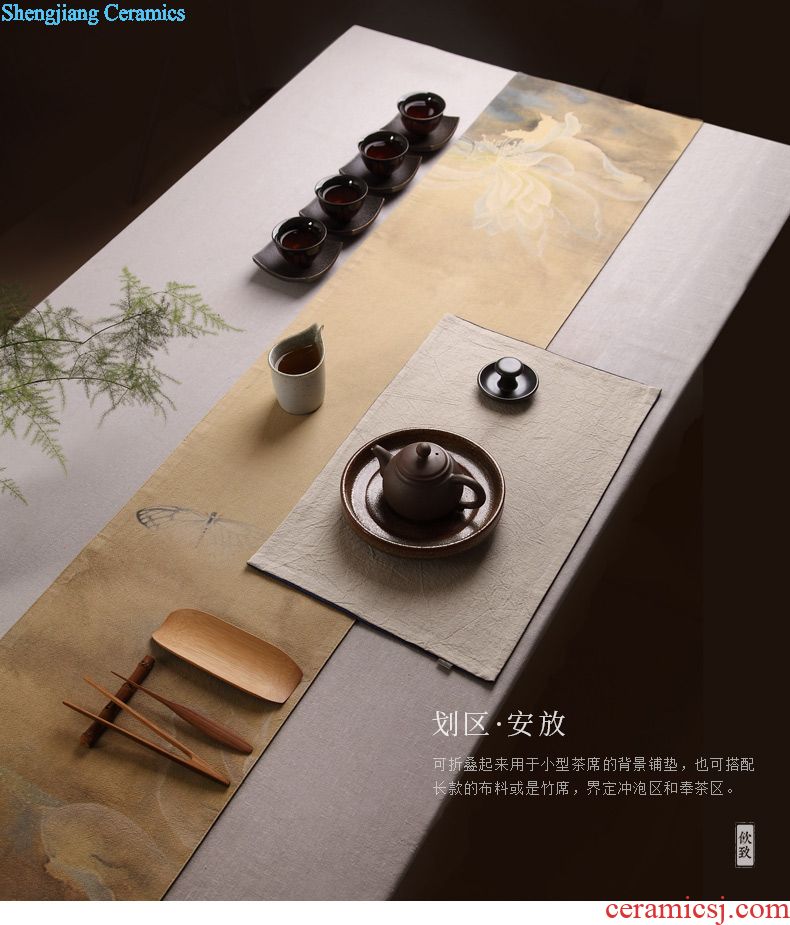 Drink to dehua white porcelain tea set jade porcelain paint ceramic contracted kung fu tea set a complete set of gift box