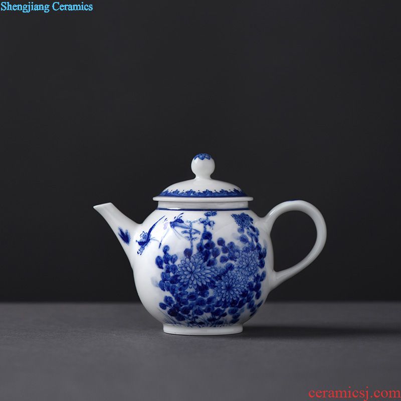 Jingdezhen hand-painted colored enamel masters cup JingJun kung fu tea cups small tea cup, single cup sample tea cup