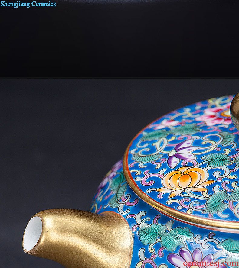 Santa hand-painted porcelain jingdezhen kung fu tea accessories ceramics fair mug of tea sea manual portion evenly cup of tea