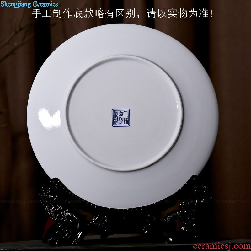 Jingdezhen ceramic plate success porcelain home sitting room fashion modern fashion crafts furniture furnishing articles