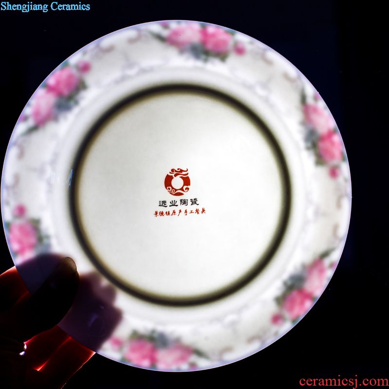 Luxury British aristocrat cutlery set Jingdezhen bone China porcelain gifts housewarming luxury wedding 66 head of relief