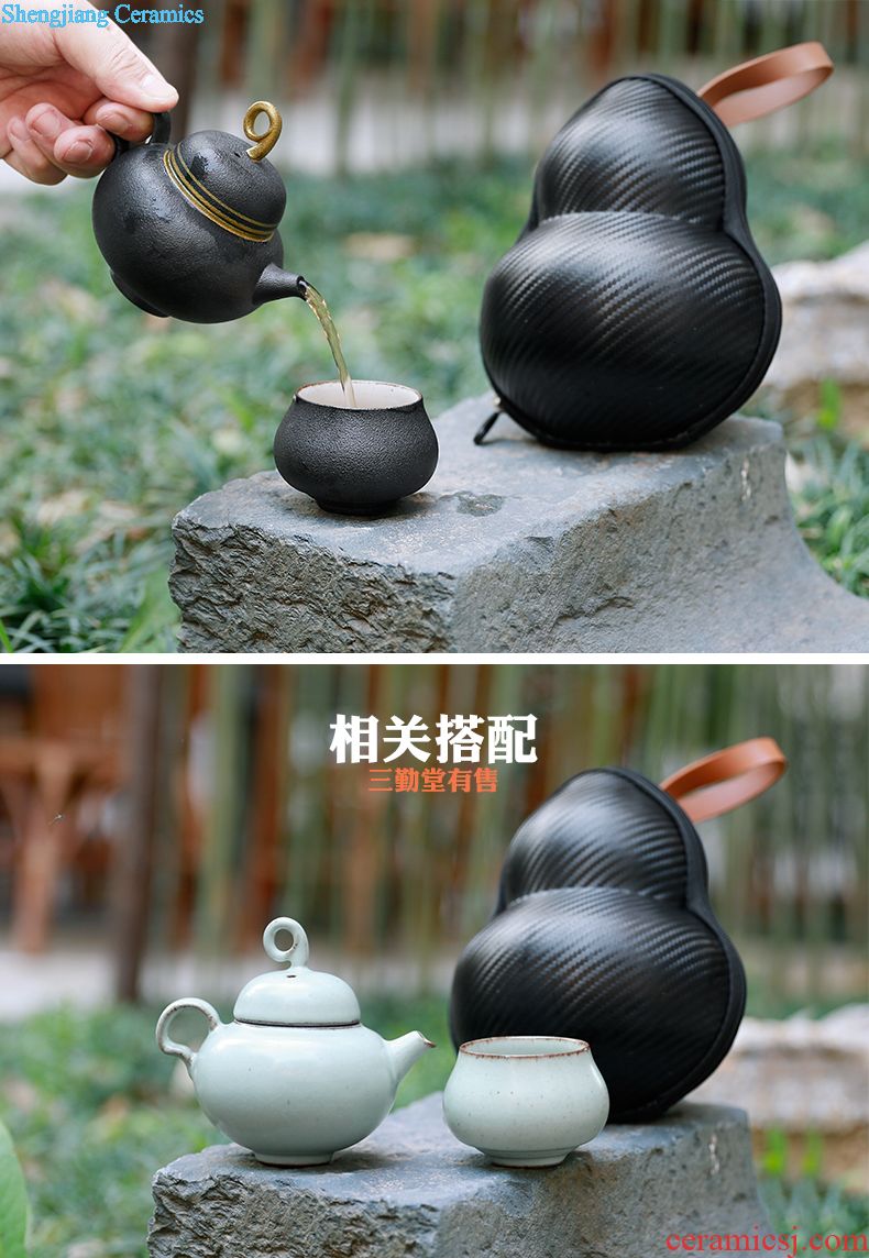 Three frequently hall jingdezhen kiln sample tea cup tea set personal hand-painted ceramic S42226 landscape kung fu tea cup to cup