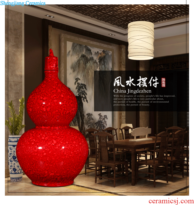 A kilo of jingdezhen ceramics moistureproof caddy retro puer tea canister to seal a large originality