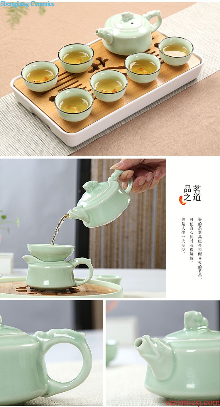 Is young, creative your kiln) make tea tea filter ceramic filter device kung fu tea tea pet duke guan funnel