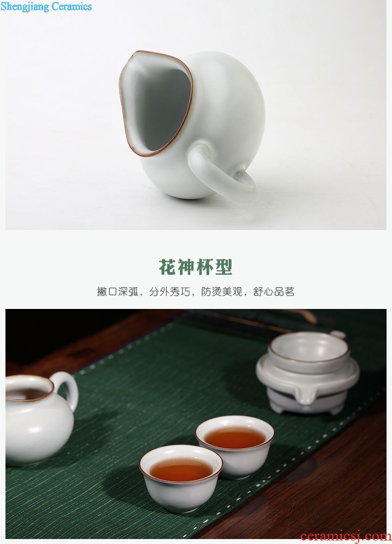 The three frequently your kiln tureen jingdezhen ceramic cups kung fu tea bowl tea, only three cup bowl S14004
