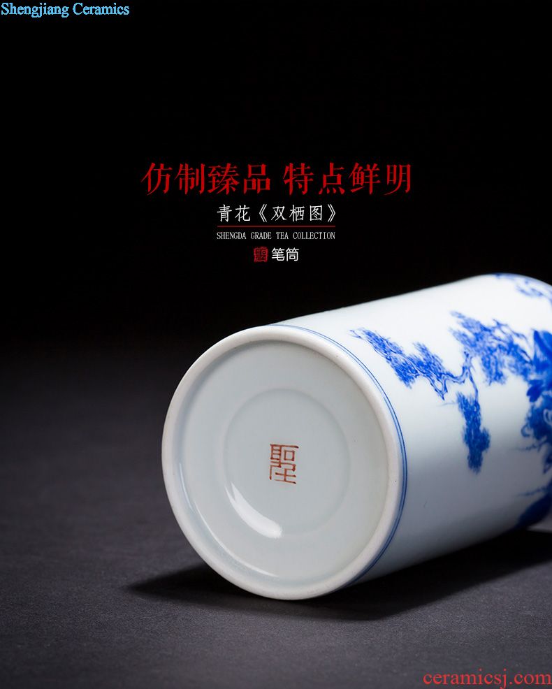 Santa teacups hand-painted porcelain ceramic kung fu yunlong FeiFeng lines all hand jingdezhen tea sample tea cup for cup
