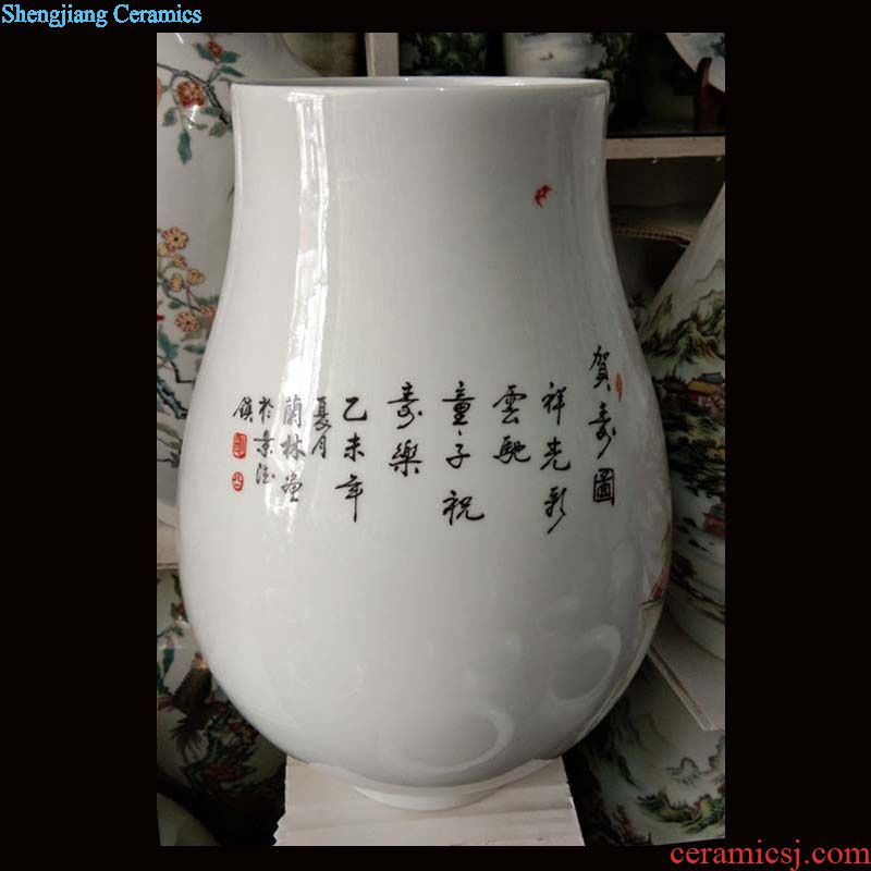Jingdezhen have bird bird parrot mynah bird porcelain pot hand-painted porcelain ceramic bird food cans