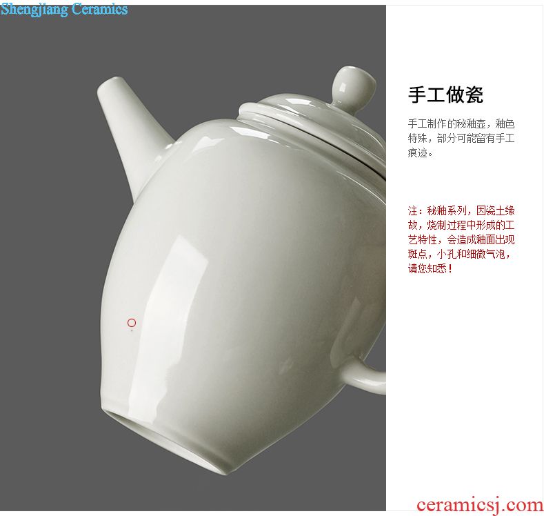Drink to coarse pottery wake receives large trumpet tea caddy storehouse ceramic tea box sealed storage tanks tea tea