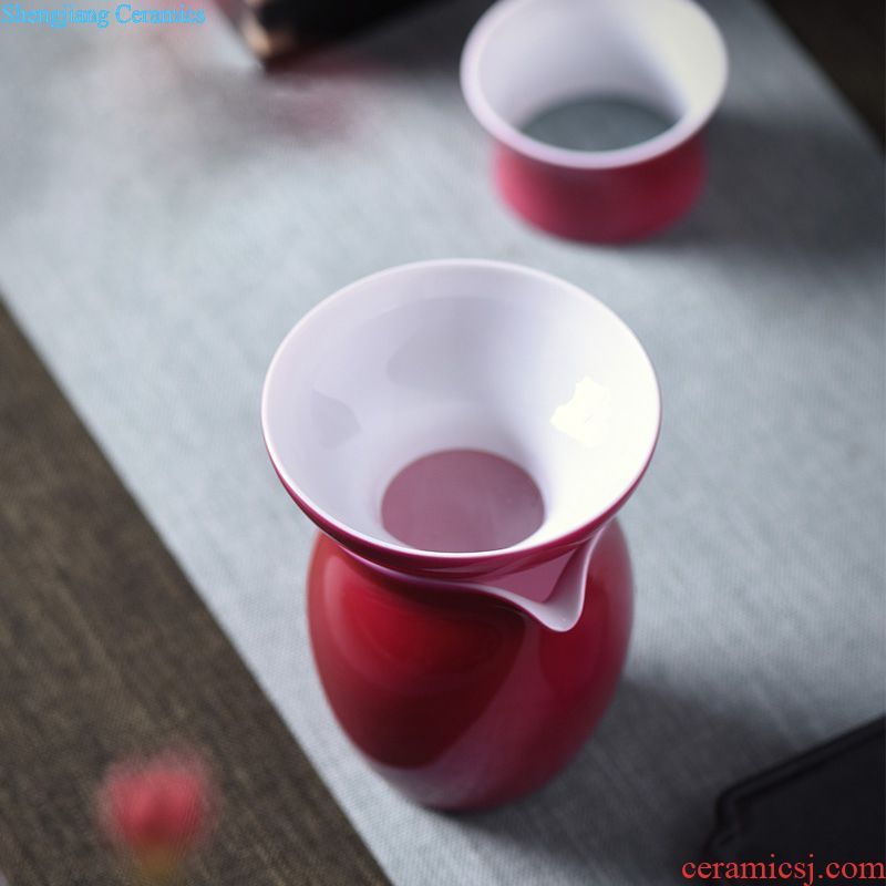 JingJun Jingdezhen ceramic Blue and white flower is all hand sample tea cup Kung fu tea cup masters cup a