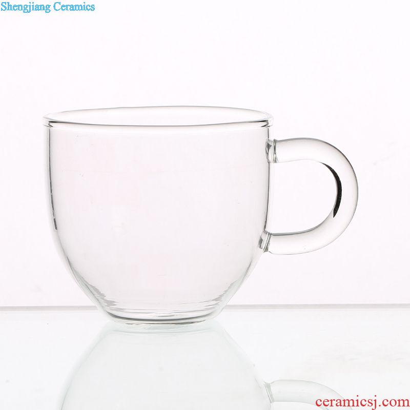 Three frequently tureen tea cups suit A pot of four cups of jingdezhen ceramics fair mug portable travel tea set