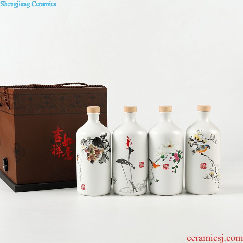 Jingdezhen ceramic jar sealing it home 50 pounds ten leading bubble jars archaize liquor bottle pot pot