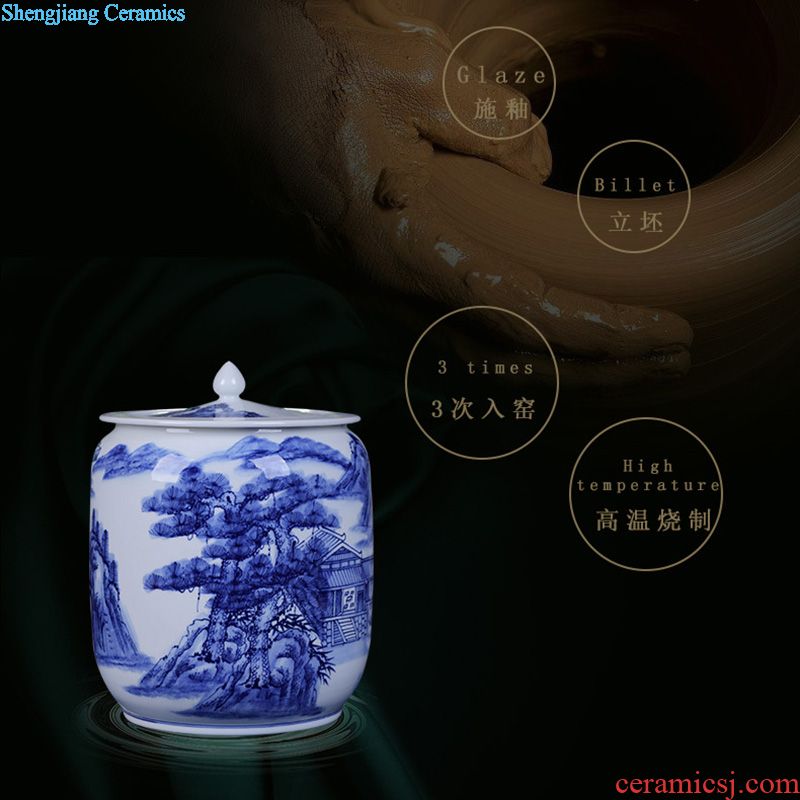 Jingdezhen ceramics vase furnishing articles furnishing articles sitting room POTS restoring ancient ways the general pot of large vases, the sitting room