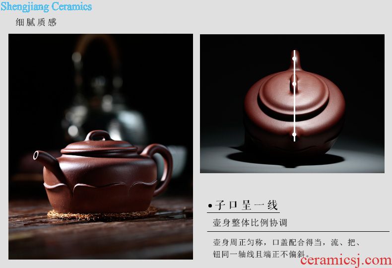 The three frequently kung fu jingdezhen ceramic teapot kung fu tea set small white porcelain teapot manual high white glazed bamboo pot