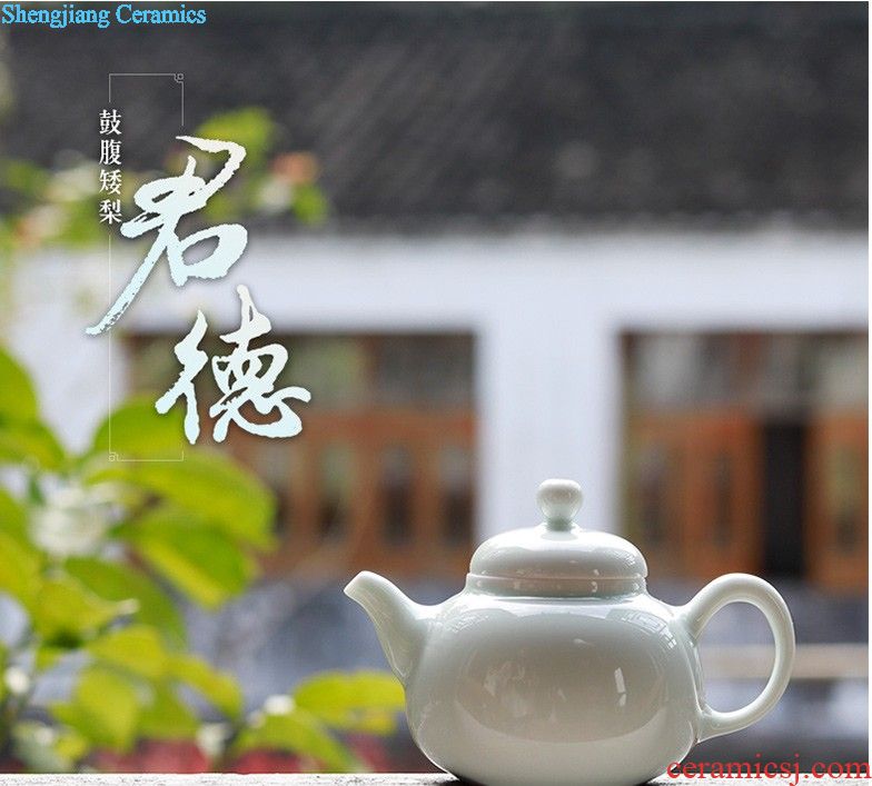 The three frequently kung fu jingdezhen ceramic masters cup tea cups sample tea cup noggin S41064 personal single cup