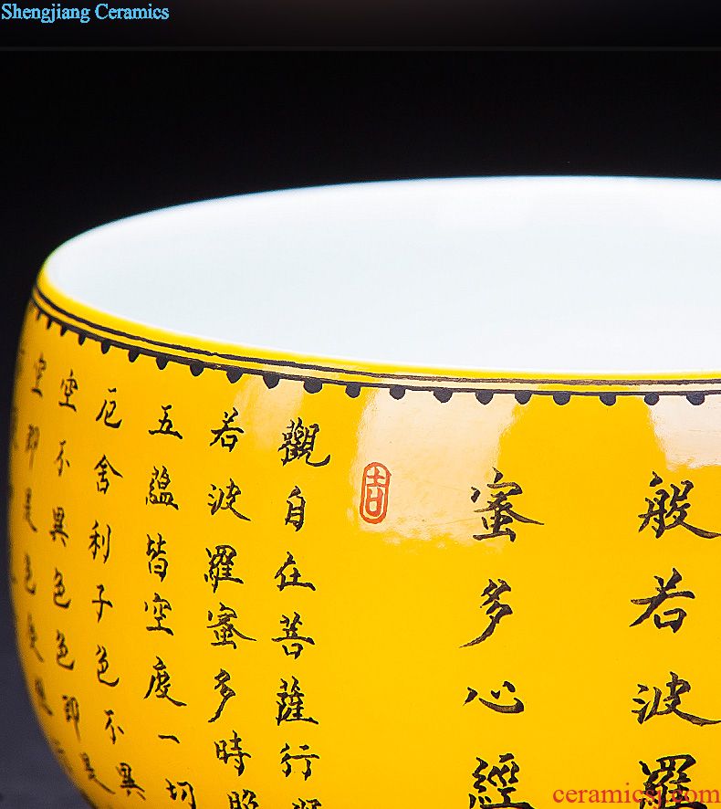 Ceramic cups hand-painted office cup with cover filter drink a cup of tea cup mug office of jingdezhen tea service