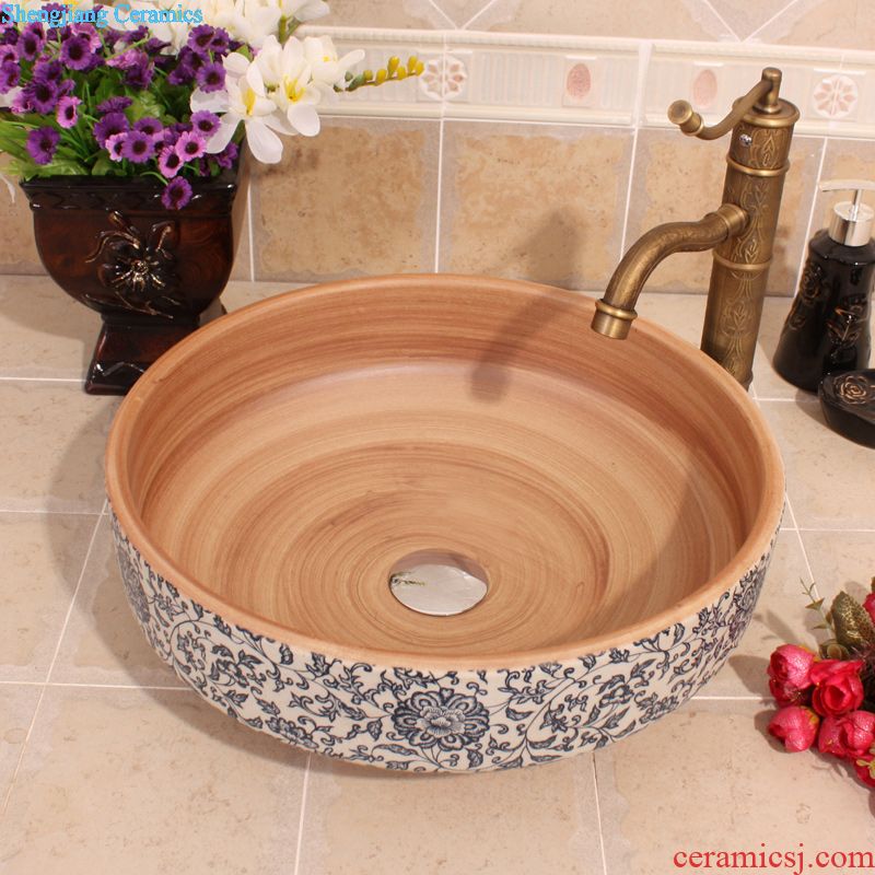 JingYuXuan ceramic art basin hand-painted peony sanitary hand wash basin basin stage of the basin that wash a face basin sink sink