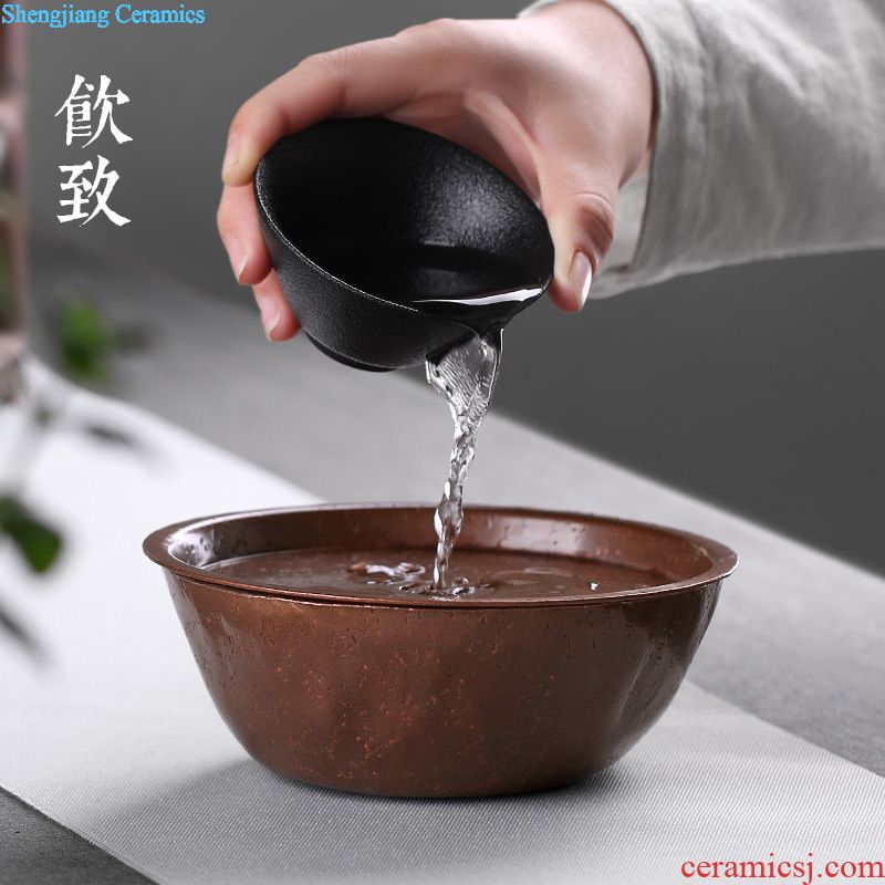 Drink to variable sample tea cup ceramic cups coarse pottery hat cup of kung fu tea bowls built one master cup tea bag mail