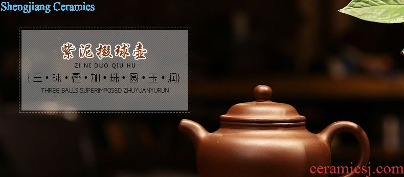 Three frequently hall was suit ceramic teapot and teacup fair mug jingdezhen celadon is the whole set of kung fu tea set