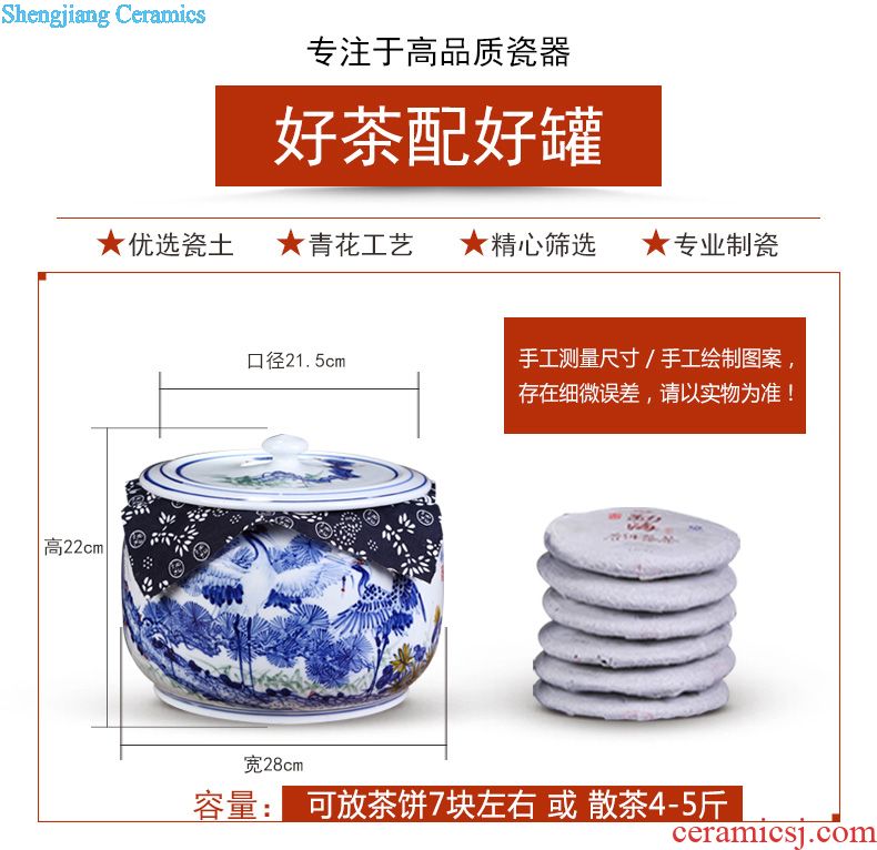 Jingdezhen pastel hollow out European table vase penjing art suit contemporary and contracted new Chinese style decorations