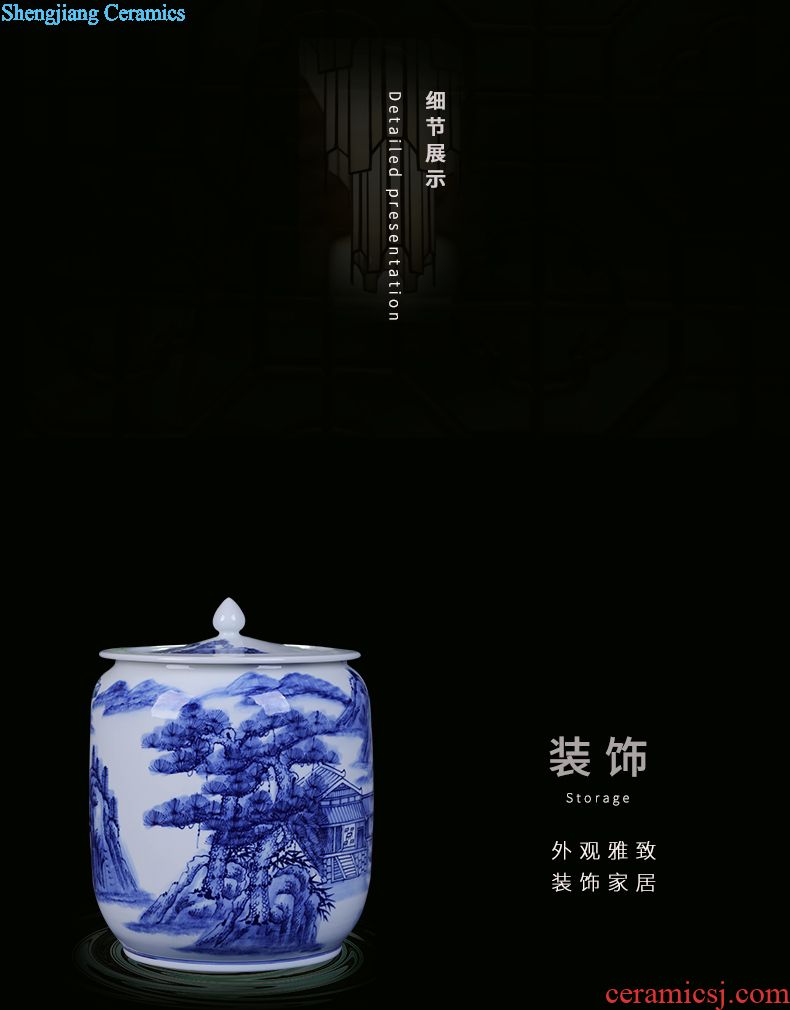 Jingdezhen ceramics vase furnishing articles furnishing articles sitting room POTS restoring ancient ways the general pot of large vases, the sitting room