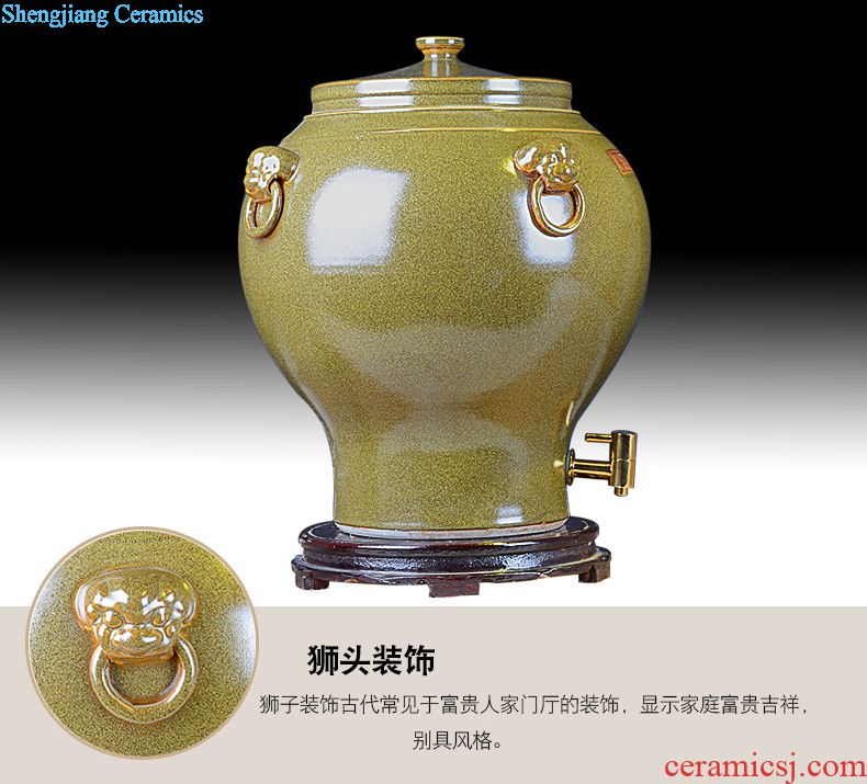 Ceramic bottle hand-painted decorative bottles, the four most beautiful women 10 jins of jingdezhen ceramic bottle vase