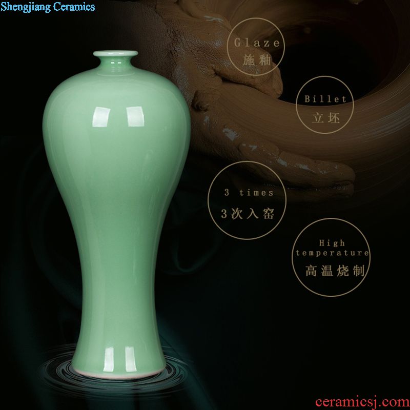 Jingdezhen ceramic European vase the sitting room is contemporary and contracted large dried flower vases, modern furnishing articles pottery vase
