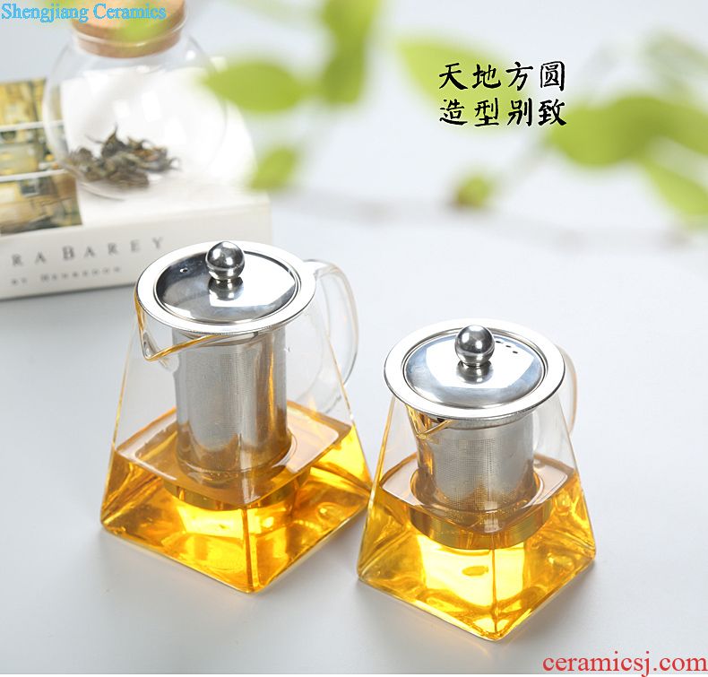 Is Yang celadon prevent hot tea set automatically and exquisite blue and white hollow out of a complete set of ceramic kung fu tea lazy person