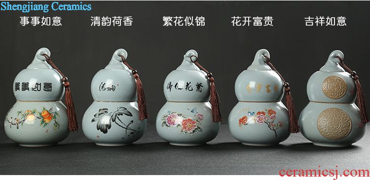 Is Yang violet arenaceous caddy coarse pottery jar ceramic awake large pu 'er tea hot cylinder gift boxes storage tanks