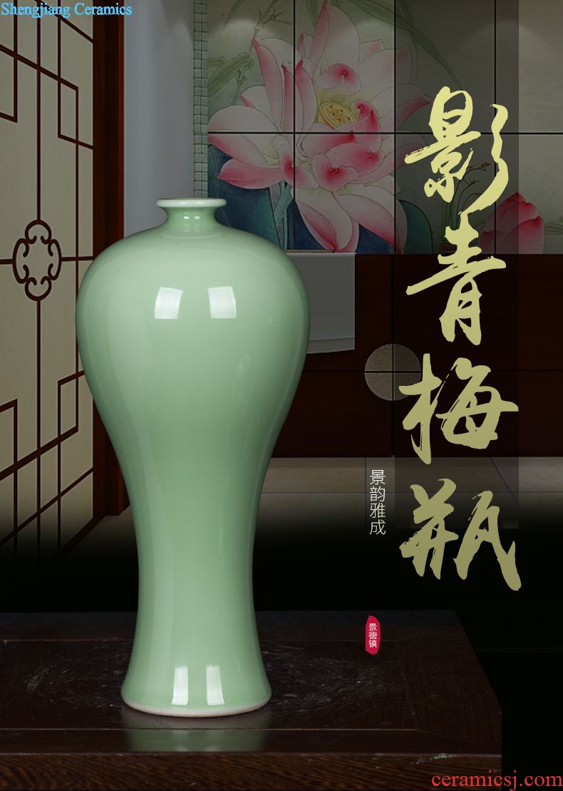 Jingdezhen ceramic European vase the sitting room is contemporary and contracted large dried flower vases, modern furnishing articles pottery vase