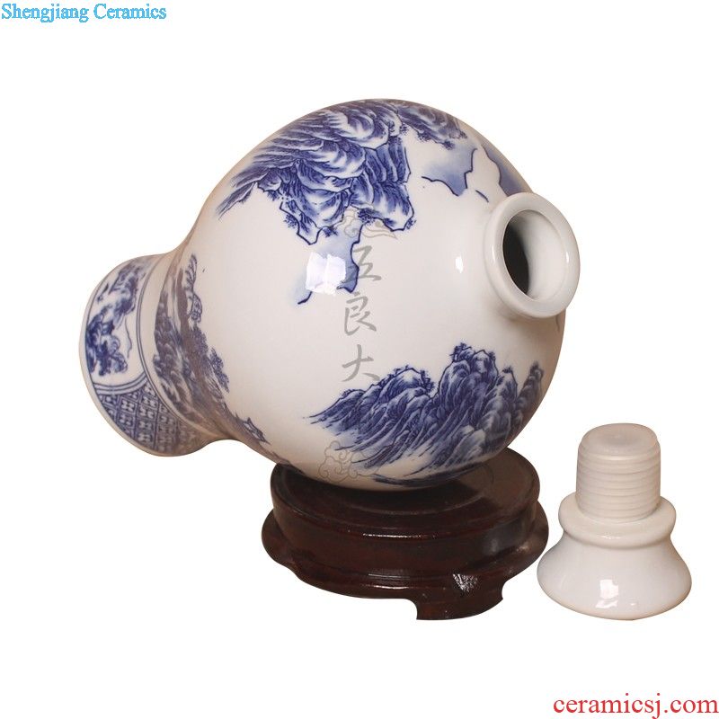 Ceramic water storage tank is cool water tank it jingdezhen porcelain art tea kettle of household water machine the water tank