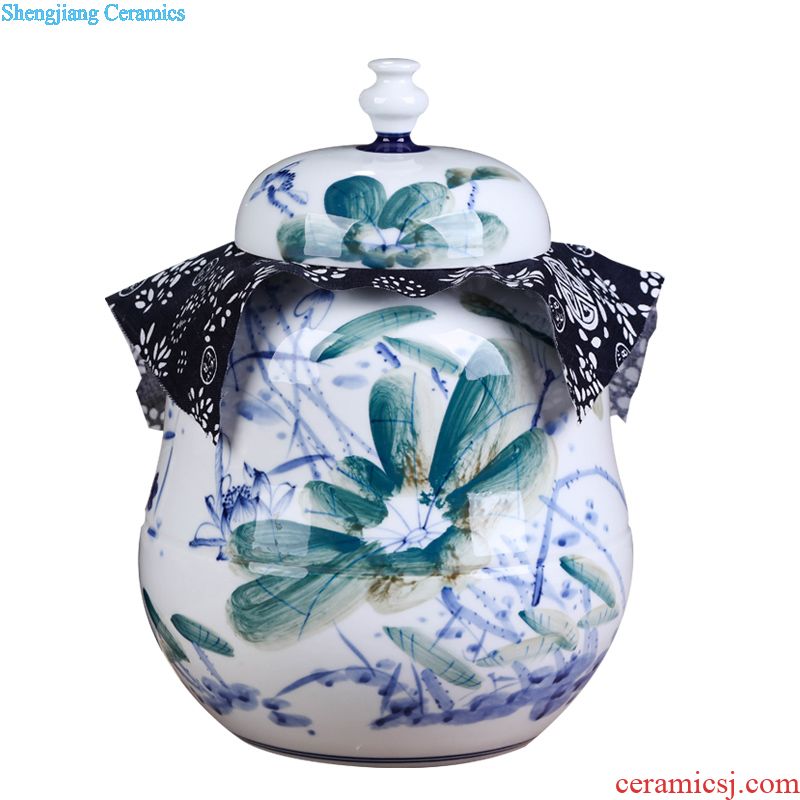 Jingdezhen ceramics vase bedroom indoor adornment small place porch contemporary and contracted suit TV ark