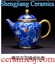 St the ceramic kung fu tea master cup colored enamel paint canopy treasure phase sample tea cup jingdezhen tea cup