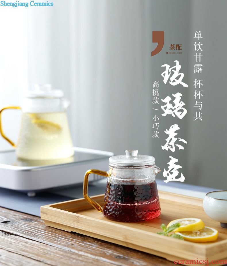 Three frequently hall tea set Ceramic kung fu tea tureen of a complete set of small set of tea cups celadon fair mug tea sets