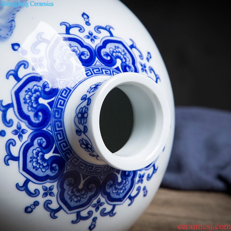 Jingdezhen ceramic tea pot home mini portable small tea tea tea urn sealed cans accessories storage tanks