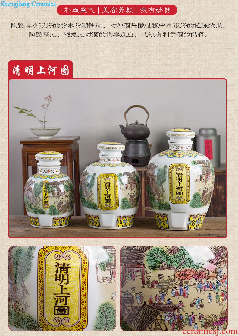 Apple jingdezhen ceramic tea pot ceramic mini moisture storage POTS small POTS with cover seal pot