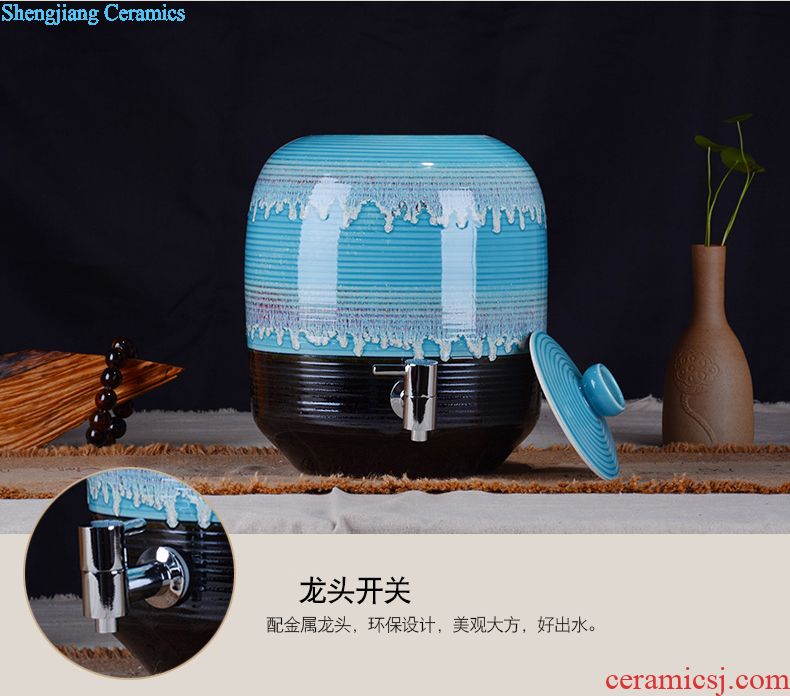 Hoard jars sealed jar jar of wine jar sealing jars 10 jins to jingdezhen ceramic foam bottle