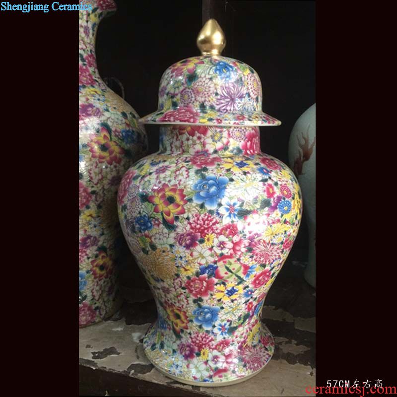 Archaize do old blue-and-white porcelain vases, flower vase with antique do old porcelain decoration in Ming dynasty, yuan dynasty vase