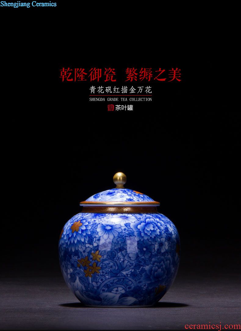 Holy big ceramic antique Ming chenghua bucket color seems as long as three years of master cup all hand jingdezhen kung fu tea cups