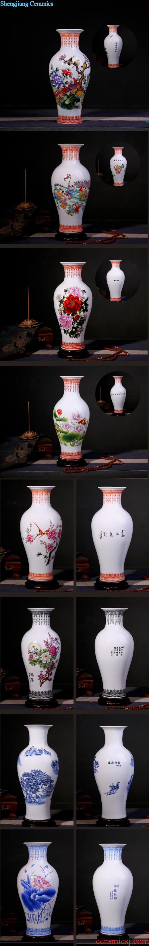 Jingdezhen ceramics big qingming shanghe aquarium aquarium creative ecological fashion handicraft furnishing articles