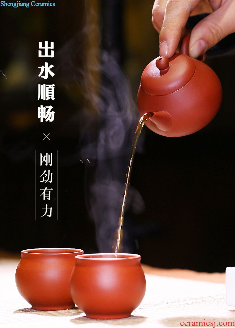 Three frequently hall kiln ceramic tea pot Jingdezhen tea set mini POTS sealed S51049 portable travel