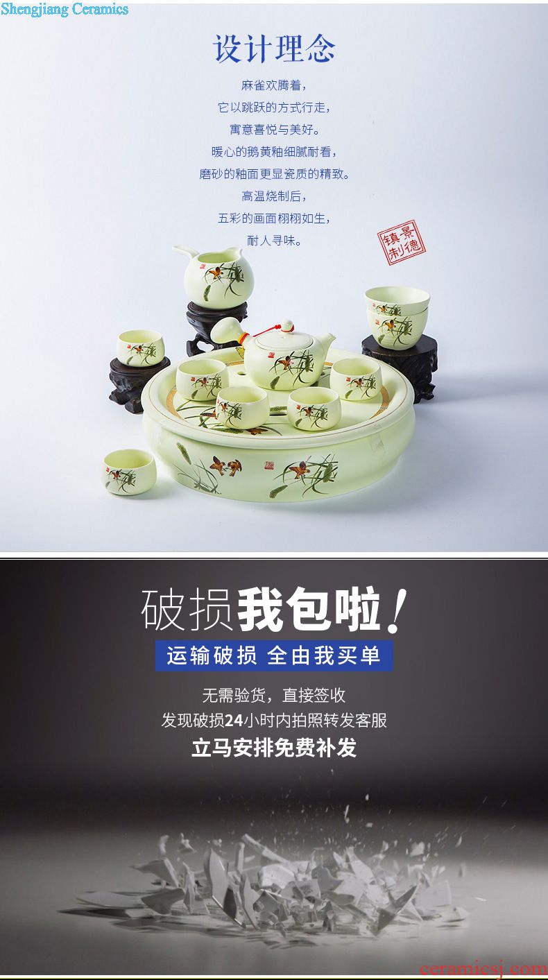 Dishes suit household jingdezhen european-style bone porcelain tableware chopsticks ceramic bowl, dish plate Korean combination