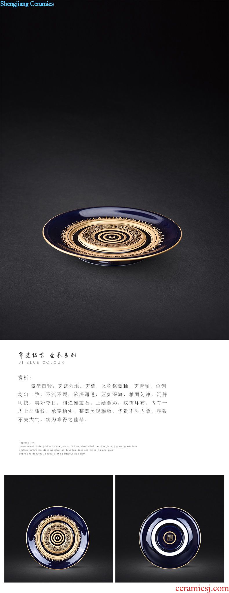 JingJun Jingdezhen ceramics Rouge beauty glaze All hand in hot cylinder tea table accessories