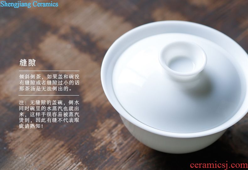 Three frequently hall your kiln cups Sample tea cup personal jingdezhen ceramics slicing can raise master cup single cup S44008