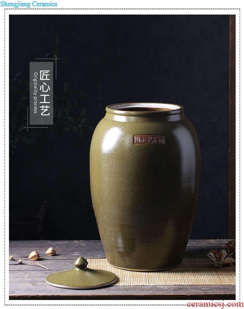 Ceramic bottle home earthenware jar empty bottle seal 2/3/5/10 a kilo to empty jars flask