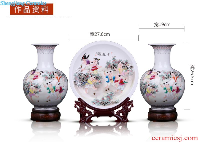 Jingdezhen ceramic hand-painted vases, new Chinese style blue and white vase landed POTS to restore ancient ways waist decoration furnishing articles