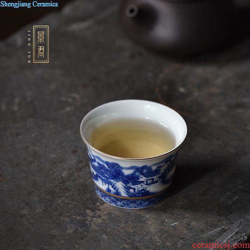 JingJun jingdezhen ceramic kung fu tea cups on your kiln kung fu tea master cup sample tea cup single cup