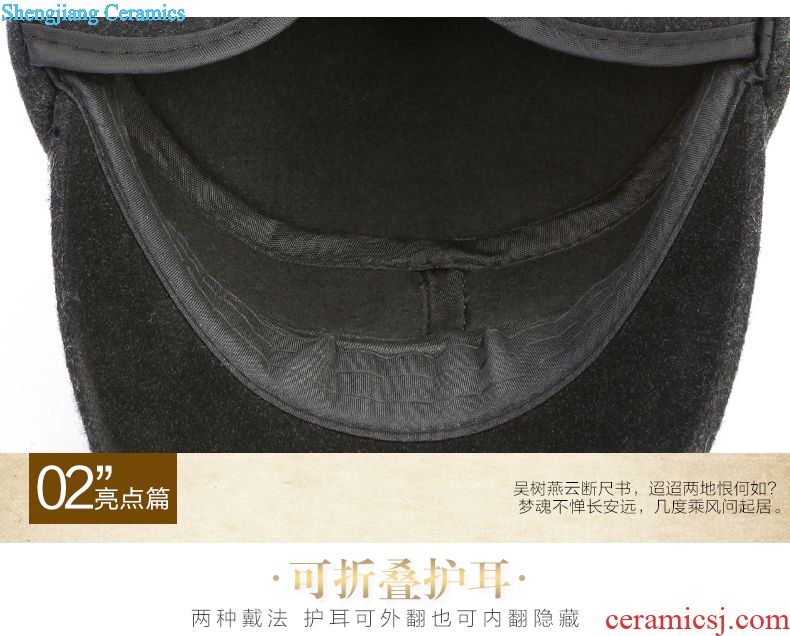 (50 kg/high-grade jingdezhen ceramic jars wine wine with leading fermentation tank jars