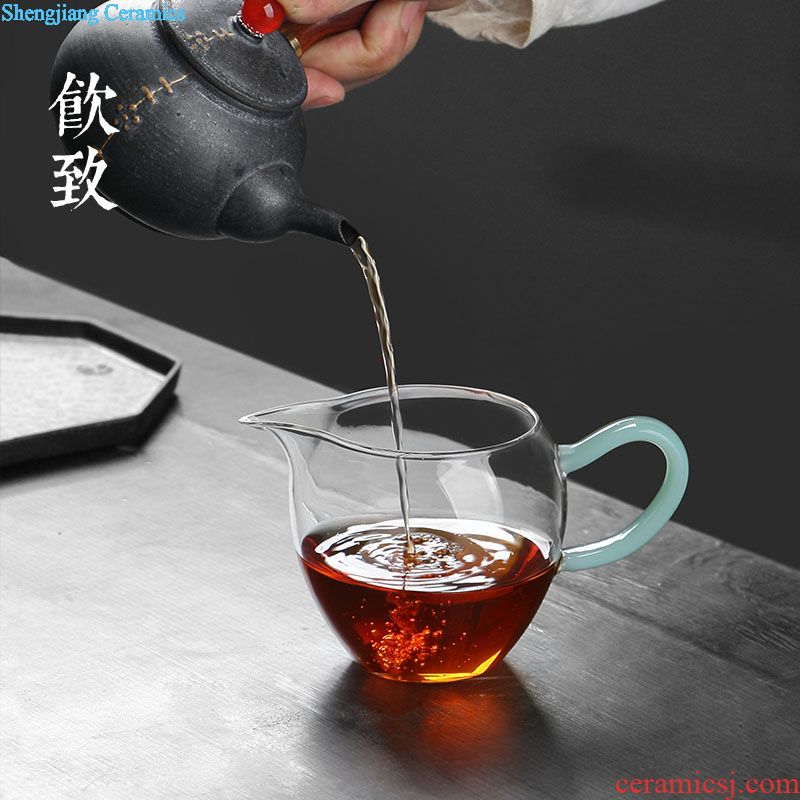 Drink to ceramic cups sample tea cup glaze kung fu tea tea set, master single cup Japanese single coarse pottery small cups