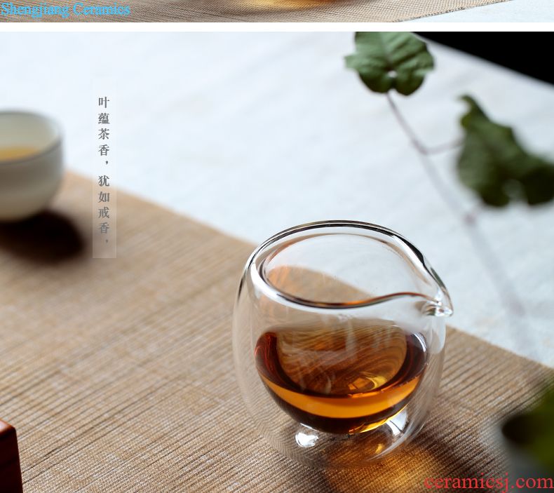 Three frequently tureen tea cups Jingdezhen ceramic kung fu tea set celadon trumpet tea bowl three cup S11009