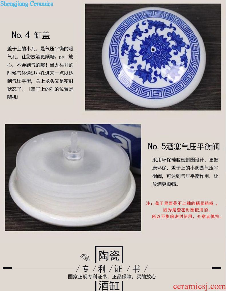 Jingdezhen ceramic creative antique glass wine cup of liquor restoring ancient ways of blue and white porcelain cups of wine to taste wine glasses